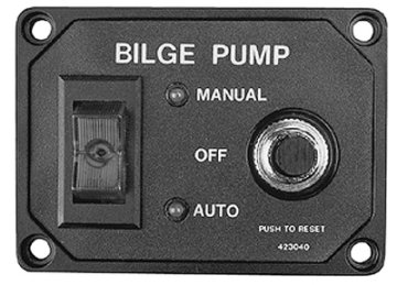 SeaDog Bilge Pump Switch with Circuit Breaker 2-3/16